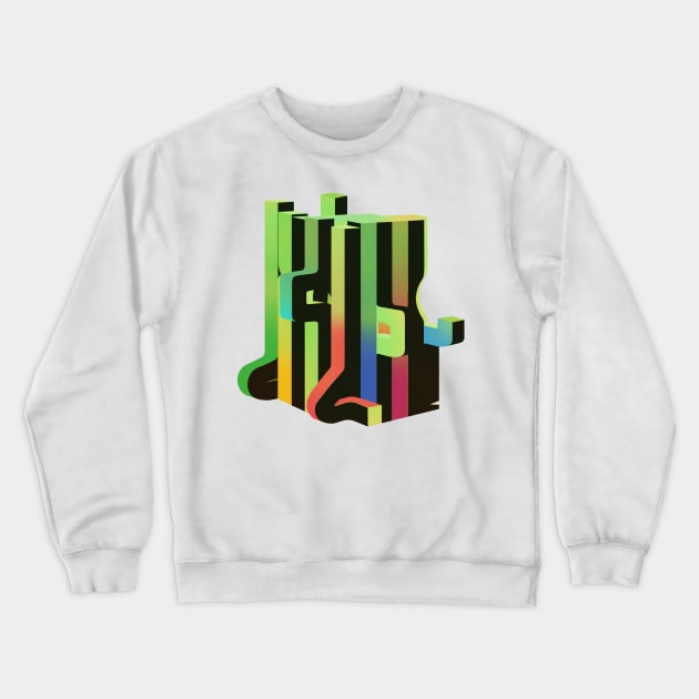 The block Crewneck Sweatshirt by ImmortalPink